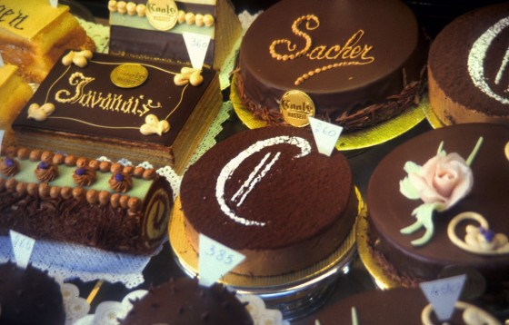 Sacher torte is Vienna's most famous dessert.